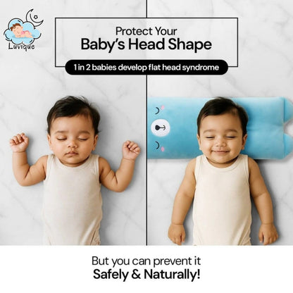 Baby Shaping Head Support Pillow - Assorted Colour ( Manual Product. )
