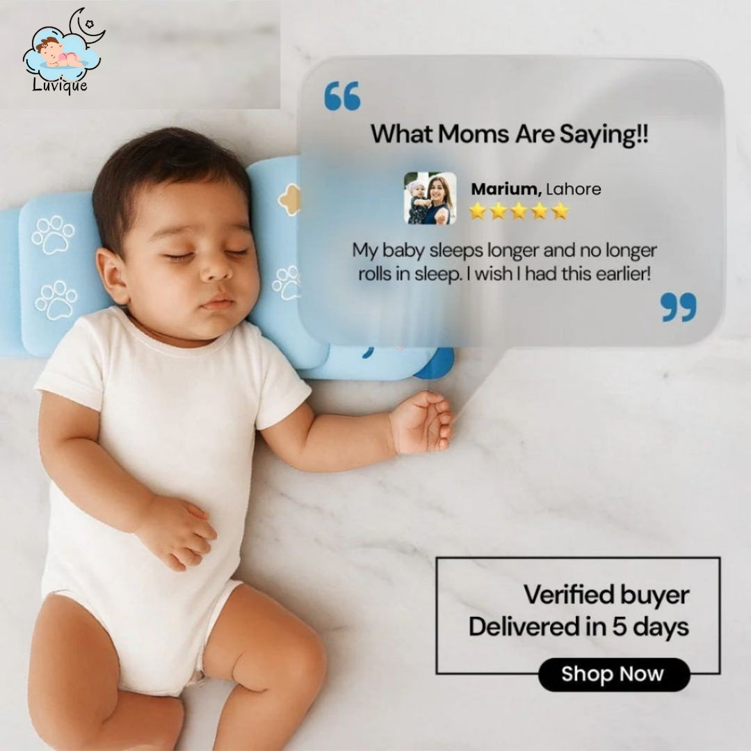 Baby Shaping Head Support Pillow - Assorted Colour ( Manual Product. )